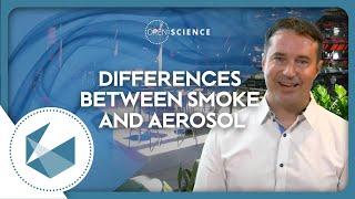 What are the differences between smoke and aerosol?