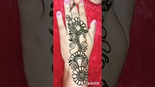 Beautiful Arabic Style Mehendi Design #Shorts#youtubeshorts #Viral#trending #Ankita Drawing Academy