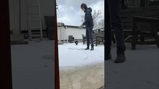 Cat Sees Snow Again ️