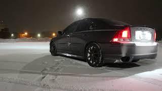 Volvo S60R Launch in the snow