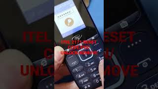 ITEL 2171 RESET CODE PIN