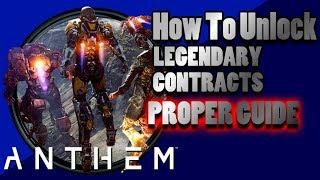 Anthem How To Get Legendary Contracts