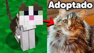 Adopté un Gato y lo Añadí a Mi Mundo de Minecraft