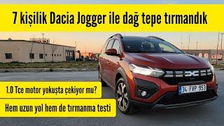 7 kişilik Dacia Jogger test sürüşü. Uzun yolda nasıl? 1.0 TCe yokuş çıkabiliyor mu? #jogger #dacia