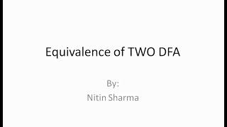 equivalence of two finite automata BTU STUDY video lecture - state machines and equivalence checking