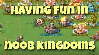 Lords Mobile - Trapping in weak kingdom. SOLO trap with 2m troops dont afraid of fury