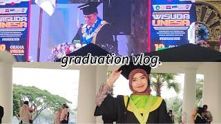 graduation vlog | wisuda 108 unesa