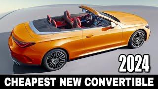 10 New Convertible Cars that You Might Afford Someday (Cheapest Arrivals in 2024)