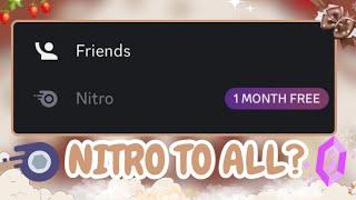 Discord is giving *EVERYONE* Free Nitro!