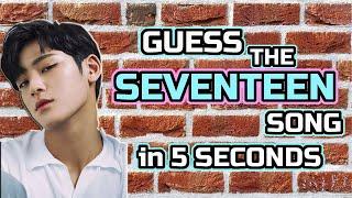 GUESS THE SEVENTEEN SONG IN 5 SECONDS, ARE YOU CARAT ? LETS PLAY ! || OPPANUNA QUIZ