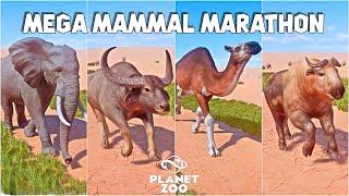 North American Camel, Polar Bear, Takin, Water Buffalo, African Elephant | Planet Zoo Animals Race