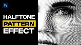 Halftone Pattern on Portrait - Photoshop Tutorial