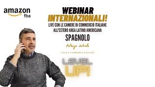 AMAZON FBA: WEBINAR FABRIZIO SALVATI CAMERE DI COMMERCIO ITALIANE AREA LATINO AMERICANA SPAGNOLO