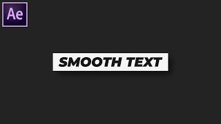 Smooth Text Reveal Animation in After Effects - After Effects Tutorial | No Plugins 2020