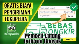 Cara Mengaktifkan Free Ongkir / Bebas Ongkir Tokopedia