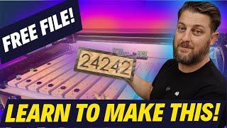 Profitable CNC Projects: How To Create Address Signs On Shapeoko 5 Pro! | Brett's Laser Garage