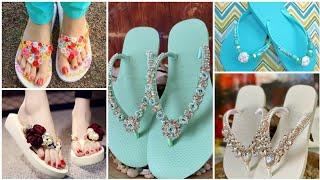 most beautiful and fabulous flip flop slippers design and ideas for stylish girls