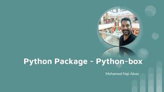 Usage of the package python-box, help to get the dictionary values using dot (.)