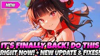 *IT'S FINALLY BACK!!!* MAKE SURE YOU DO THIS NOW! + NEW UPDATE & FIXES! (Nikke Goddess Victory)