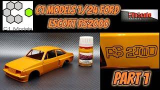 Part 1 - C1 Models 1/24 Ford Escort RS2000 X Pack