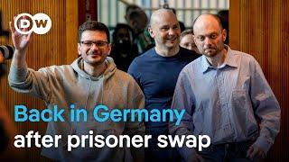 Live: First appearance of former Russian prisoners after prisoner swap | DW News