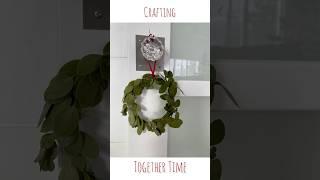 DIY Christmas Greenery Wreath #shorts #janhowell