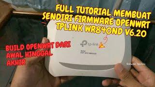 Tutorial lengkap build openwrt tplink wr840n