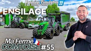 NOUVEAU GROUPE DE FAUCHE SAMASZ !!!  On attaque les ensilages ! Ma Ferme Comtoise #55