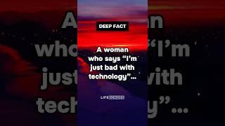 She Says ‘I’m Just Bad With Technology’… But Is She LYING?  #psychologyfacts #shorts