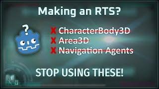 RTS Without Physics Collisions or Navigation Agents - How to do it in Godot 4 : Stop using them!