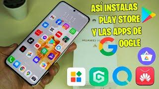 Cómo instalar Play Store y Aplicaciones de Google en HUAWEI P60 Pro - GBox - Gspace 2023