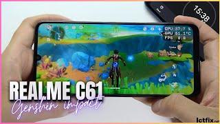 Realme C61 Genshin Impact Gaming test | Unisoc Tiger T612, 90Hz Display