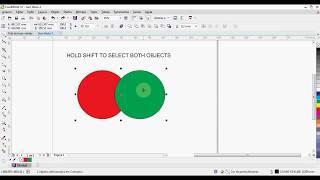 [QUICK TUTORIAL] How to combine 2 objects in one in Corel Draw X7