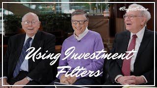 Investment Filters Used by Warren Buffett and Charlie Munger