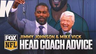 Jimmy Johnson gives Mike Vick coaching advice ahead of Norfolk State job | FOX NFL Kickoff