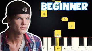 Wake Me Up - Avicii | Beginner Piano Tutorial | Easy Piano