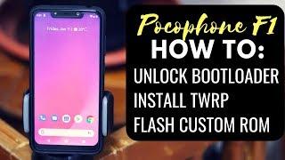 Pocophone F1: Unlock bootloader, Install TWRP,  Flash Custom ROM - TAGALOG