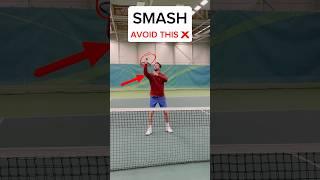 How to Hit a Tennis Smash (Grip Fix) #tennis #tennissmash #smash #tennistechnique