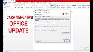 Cara Mengatasi word tidak dapat mengetik || Product Activation Failed microsoft Word