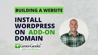 Install WordPress on Add-on Domain on GreenGeeks | jcchouinard.com