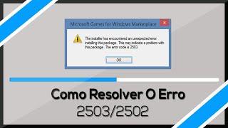 COMO RESOLVER OS ERROS (2503 e 2502) AO TENTAR INSTALAR ALGO NO SEU COMPUTADOR!