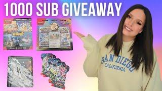 1000 Sub Pokémon Cards Giveaway! (USA Only)