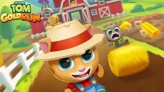 Talking Tom Gold Run New Update 2018 - New Character FARMER GINGER Build Ginger's Farm