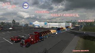 ATS 1.53 - GMC Logistics - Great America Map Combo 27.02.2025