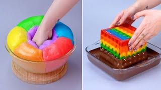 Fantastic Rainbow Chocolate Cake Decorating Tutorials | So Yummy Cake, Cupcake, Dessert and More