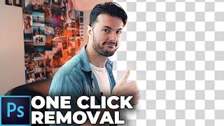 Remove Backgrounds in ONE click (Photoshop CC 2020 Tutorial)