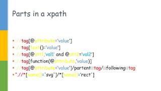 Xpath For Selenium