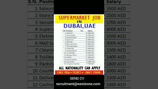 dubai job vacancy