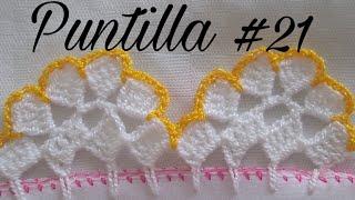 Puntilla de una vuelta Puntilla Facil #21 - Puntillas Kelly