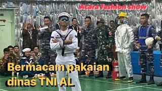 Bermacam macam pakaian dinas TNI AL (fashion show di atas kapal KRI) | sailtidore2022